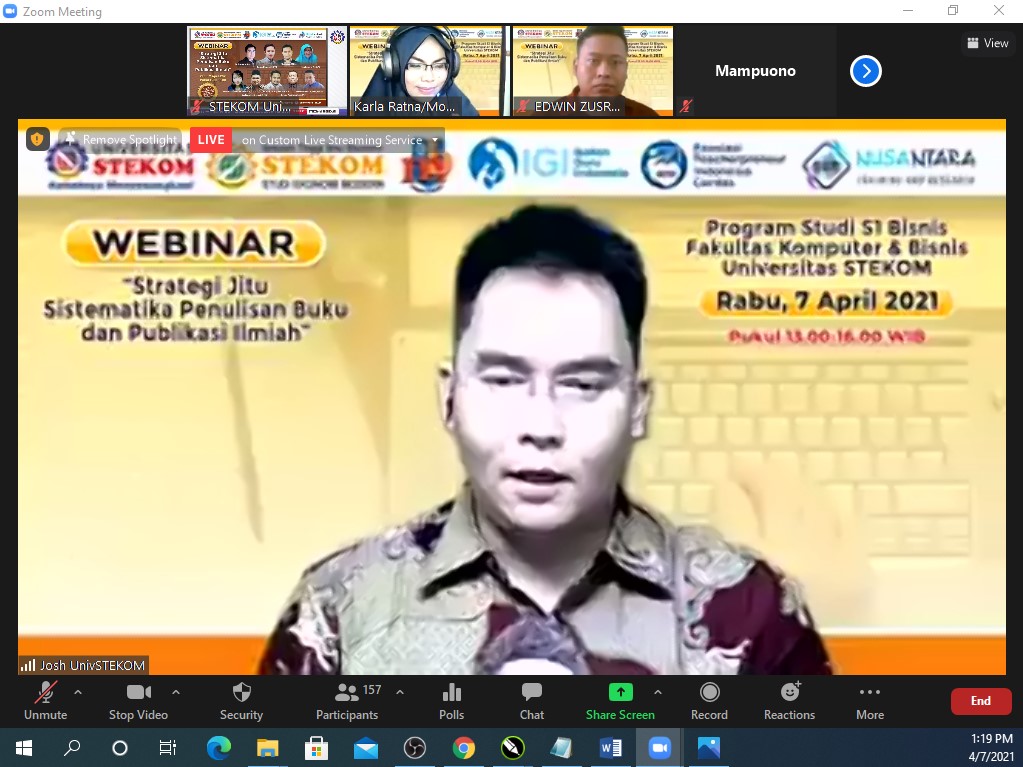 Strategi Jitu Sistematika Penulisan Buku Dan Publikasi Ilmiah